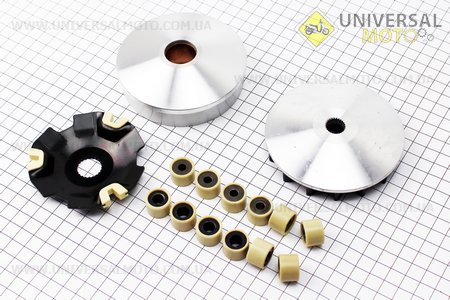 Вариатор передний к-кт Suzuki AD-90/100 с крыльчаткой, ТЮНИНГ к-кт (Тайвань)