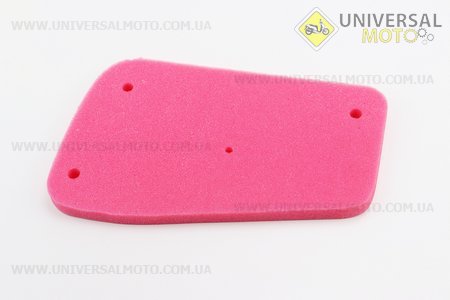 Фільтр-елемент повітряний (поролон) Honda LEAD AF20 з просоченням, червоний. Украина (Запчастини до японського скутера / UM3362-V22)