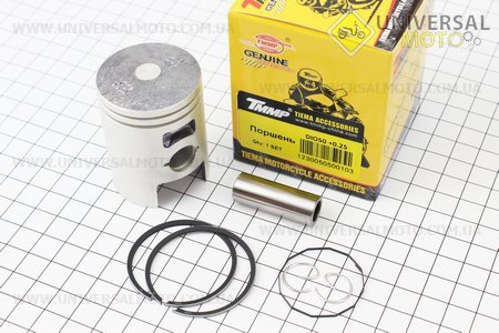 Поршневий комплект (поршень, кільця, палець) Honda DIO50 39мм +0,25 (палець 12мм). TMMP (Запчастини до японського скутера / UM3363-V63)