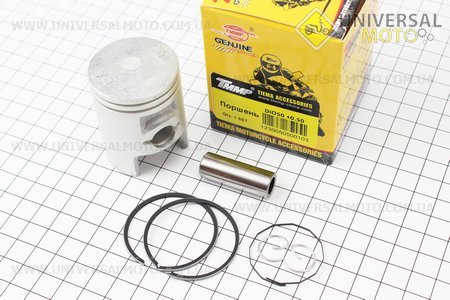 Поршень, кольца, палец комплект Honda DIO50 39мм + 0,50 (палец 12мм). TMMP (Скутер Honda DIO \ UM3363-V64)