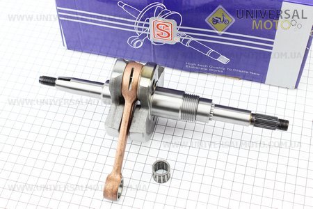 Коленвал Suzuki AD110 синяя коробка. SEE (Скутер Suzuki Address 110 \ UM3364-V78)