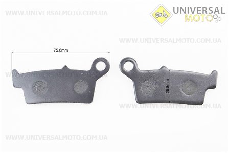 Гальмівні колодки (дискові) Honda LEAD AF20 / XR 50 / CRM 250; HYOSUNG RX400; SUZUKI DR-Z400 / RM 125 / DR 125; KAWASAKI KLX250 / KX 125 комплект. KUROSAWA (Запчастини до японського скутера / UM3365-V28)