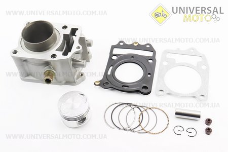 Циліндро поршневий комплект (ЦПГ) Honda CH125 SPACY - 52,4мм (палець 15мм). Китай (Запчастини до японського скутера / UM3365-V39)
