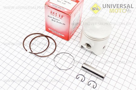 Поршневий комплект (поршень, кільця, палець) Honda DIO80 48мм +0,25 (палець 12мм) Тайвань. MSU (Запчастини до японського скутера / UM3365-V71)
