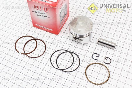 Поршневий комплект (поршень, кільця, палець) Honda DIO AF62 37,8мм STD (палець 10мм) Тайвань. MSU (Запчастини до японського скутера / UM3365-V72)