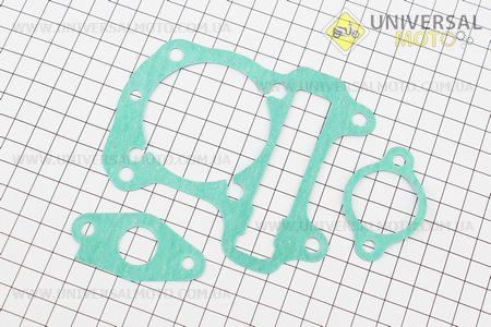 Прокладка цилиндра, натяжителя, патрубка комплект 3 штуки Honda DIO АF-62 (безасбест). SALO (Скутер Honda DIO \ UM3365-V94)