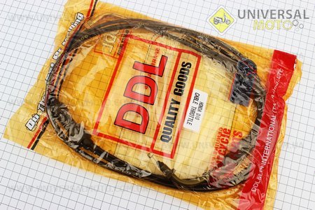 Трос газу Honda DIO (трос 200 / 188см; кожух 194 / 180см). DDL (Запчастини до японського скутера / UM3366-V77)