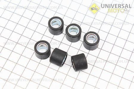 Ролики вариатора 6 штук, Honda/GY6 16*13 - 5,0г. Китай (Скутер Honda \ UM3367-V01)