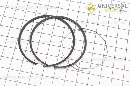 Кільця поршневі Honda LEAD100 51мм STD (замки верхні). Китай (Запчастини до японського скутера / UM3367-V27)