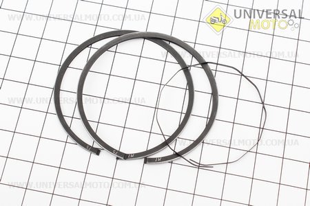 Кільця поршневі Honda LEAD100 51мм +0,75 (замки верхні). Китай (Запчастини до японського скутера / UM3367-V30)
