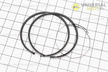 Кільця поршневі Honda LEAD100 51мм +1,00 (замки верхні). Китай (Запчастини до японського скутера / UM3367-V31)