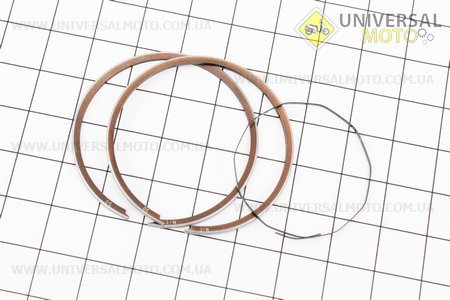 Кільця поршневі Honda DIO50 39мм +0,50 (замки внутрішні). Mototech (Запчастини до японського скутера / UM3367-V44)