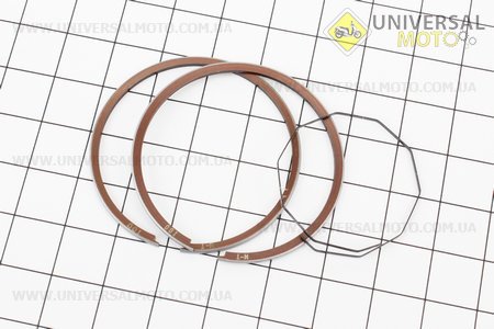 Кільця поршневі Honda DIO50 39мм +1,00 (замки внутрішні). Mototech (Запчастини до японського скутера / UM3367-V46)
