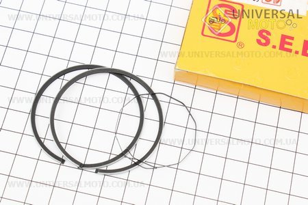 Кільця поршневі Honda LEAD90 48мм +0,50 жовта коробка (замки верхні). SEE (Запчастини до японського скутера / UM3367-V63)