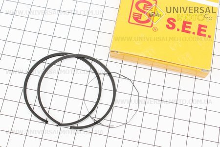 Кільця поршневі Honda LEAD90 48мм +0,75 жовта коробка (замки верхні). SEE (Запчастини до японського скутера / UM3367-V64)