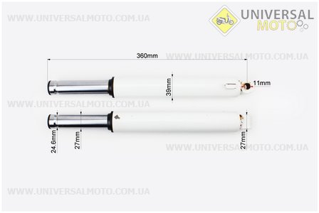 Амортизатор передний к-кт 2шт Honda DIO (под бараб. торм.)  (цена=качество)