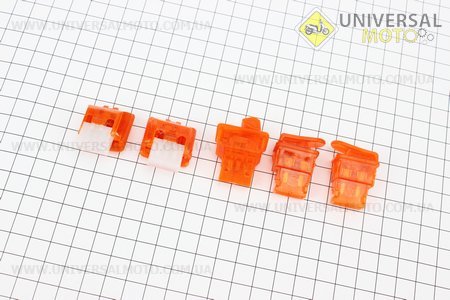 Кнопка переключатель Honda DIO50/GY6 к-кт 5шт (прозрачно красные)