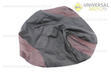 Чохол сидіння Honda GIORNO AF-54 (еластичний, міцний матеріал) чорний / коричневий. Украина (Запчастини до японського скутера / UM3369-V22)