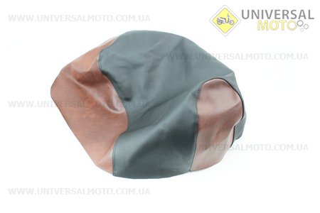 Чехол сидения Yamaha GEAR 4KN (эластичный, прочный материал) черный/коричневый. Украина (Скутер Yamaha \ UM3369-V38)