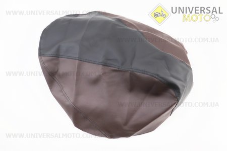 Чохол сидіння Yamaha VINO 5AU (еластичний, міцний матеріал) чорний / коричневий. Украина (Запчастини до японського скутера / UM3369-V46)