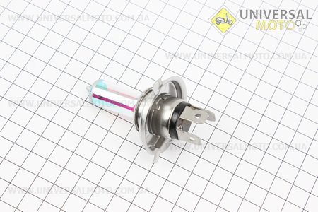 Лампа фари галоген H4 P43T 12V 18 / 18W хамелеон "рожевий". Китай (Різне / UM3370-V26)