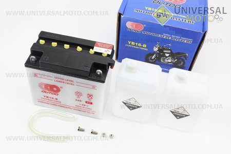 Аккумулятор 19Аh YB16-B 170/100/150мм, 2017