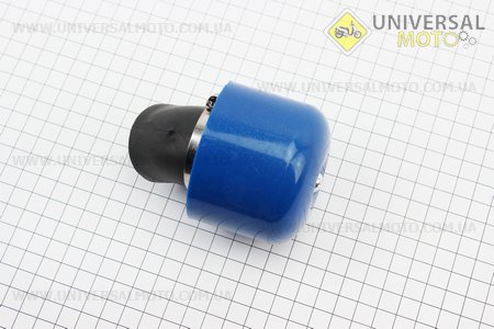 Фільтр повітряний нульовий 35мм 45 градусів з ковпачком прямим, синій. Китай (Повітряний фільтр / UM3370-V81)