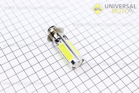 Лампа фари діодний P15D-25-1 - LED-4 + 1 (лінза). Китай (Різне / UM3371-V10)