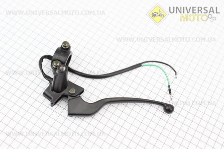Важіль керма лівий з кріпленням під дзеркало (М8 права) GY6 125-150. Китай (Різне / UM3371-V13)