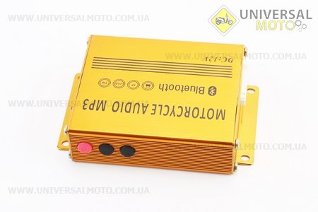 АУДІО-блок (Bluetooth, МРЗ-USB / SD, FM-радіо, пультДУ, сигналізація) + колонки 2шт (чорні). Китай (Різне / UM3371-V27)