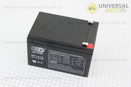 Аккумулятор OT14-12 - 12V14Ah (L150*W98*H98,mm) для ИБП, игрушек и др., 2017