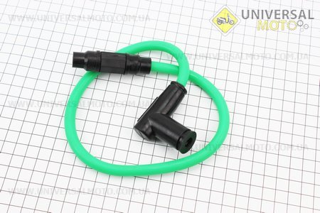 ПРОВОД к катушкам зажигания (зеленый), 43см + колпачок свечной 