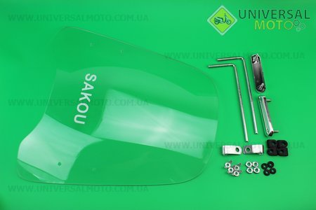 Скло вітрове 40х42,5см (2,9мм) "SAKOU". Китай (Вітрове скло / UM3371-V80)