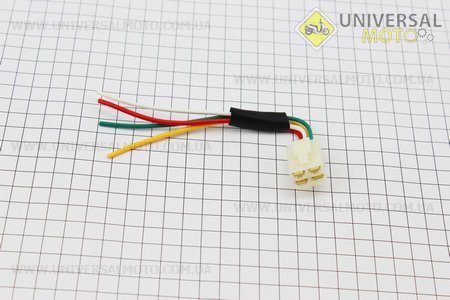Роз'єм 4 контакту "мама" + 4 дроти (для реле-регуляторів). Китай (Різне / UM3372-V30)