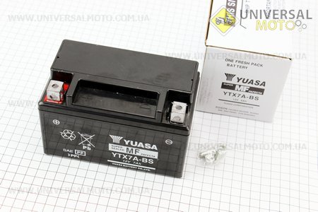 Акумулятор 7Аh YTX7A-BS гелевий (L150*W87*H94мм), 2021. YUASA (Акумулятор / UM3372-V33)