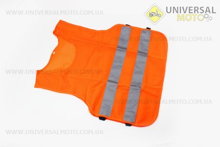 Жилет безпеки світловідбиваючий сітка, M (58 * 53см). Китай (Мотоекіпировка / UM3373-V22)