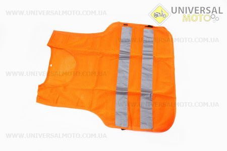 Жилет безпеки світловідбиваючий сітка, L (60 * 58см). Китай (Мотоекіпировка / UM3373-V23)