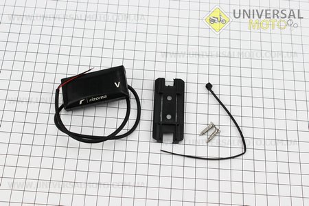 ВОЛЬТ метр з дисплеєм, червоний циферблат (універсальний, компактний). rizoma (Інструмент / UM3373-V59)