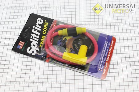 ДРІТ TUNING до котушок запалювання (рожевий), 43см + ковпачок свічки. SplitFire (Різне / UM3373-V67)