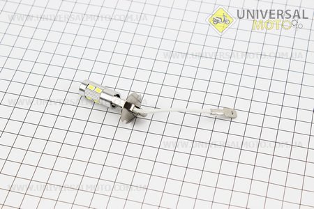 Лампа фари H3 12V - LED-8 + 2 (лінза). Китай (Освітлення / UM3374-V46)