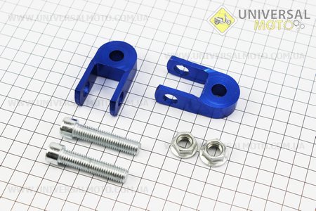 Подовжувач заднього амортизатора 30мм комплект 2шт + болти + гайки, синій. Китай (Різне / UM3375-V01)