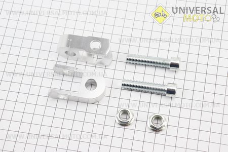 Подовжувач заднього амортизатора 30мм комплект 2шт + болти + гайки, сірий. Китай (Різне / UM3375-V02)
