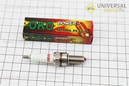 Свічка 4Т C8EKN - M10 L18 - JH/GY6 (OKO) (два бічних електрода). Taiwan (Мото свічка / UM3375-V34)