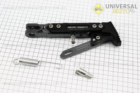 Підніжка бокова 190-240мм, регульована, ТЕМНО - СІРИЙ, тип 2. Китай (Підножка / UM3375-V59)