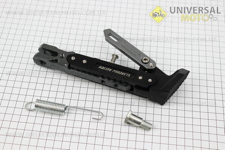 Підніжка бокова 190-240мм, регульована, ТЕМНО - СІРИЙ, тип 2. Китай (Підножка / UM3375-V59)