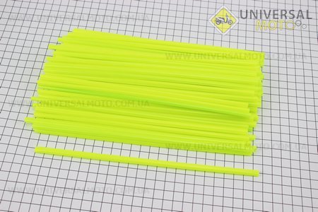 Накладки на спиці 4* 235мм, комплект 72шт, САЛАТОВИЙ, тип 1. Китай (Різне / UM3375-V69)