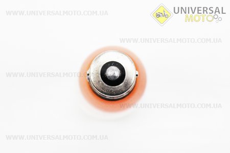 Лампа повороту (велика, жовта з цоколем) 12V / 21W BA15S. FUSION (Різне / UM3376-V77)