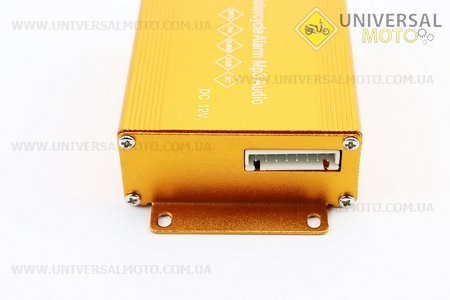 АУДІО-блок (МРЗ-USB / SD + FM-радіо + пультДУ + сигналізація) + колонки 80мм 2шт (чорні). Китай (Різне / UM3376-V83)