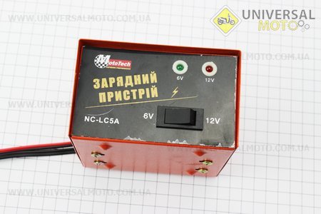 Зарядний пристрій для АКБ 6V / 12V стаціонарне. Mototech (Зарядне / UM3377-V17)