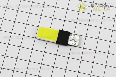 Лампа 2-діодний поворот / габарит, білий T10. Китай (Різне / UM3377-V71)